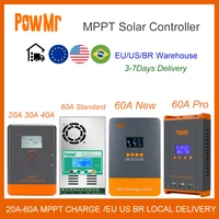 PowMr MPPT 60A 40A 30A 20A LCD contrôleur de Charge solaire 12V 24V 36V 48V batterie automatique panneau solaire régulateur intelligent Support Lifepo4 1