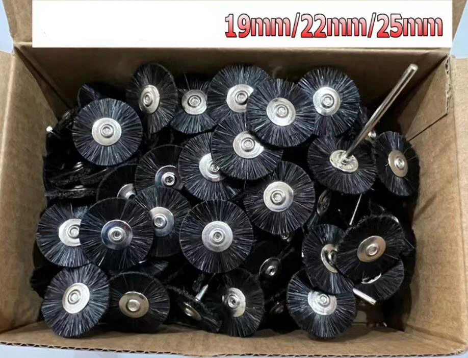 Polishing Brushes Set: Soft & Hard Abrasive Buffing Wheels with 2.35mm Shank