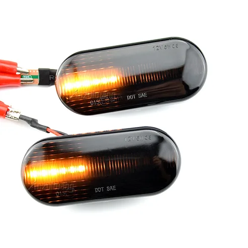 LED 다이나믹 사이드 마커 방향 지시등, 순차 점멸등, VW 골프 3 4 MK3 MK4 파사트 3BG 폴로 6N 9N 보라 벤토, 2 개 3