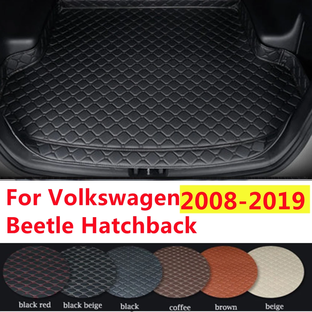 

SJ Высокая сторона на заказ подходит для Volkswagen VW Beetle хэтчбек 2012-2019 водонепроницаемый автомобильный коврик для багажника авто задний грузовой лайнер крышка ковра