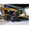 CUT 914 RC Excavator RTR 1/14 Scale Hydraulic Digger Radio Control Model Light Sound Set Construction Trucks Attachments RC Toys 1