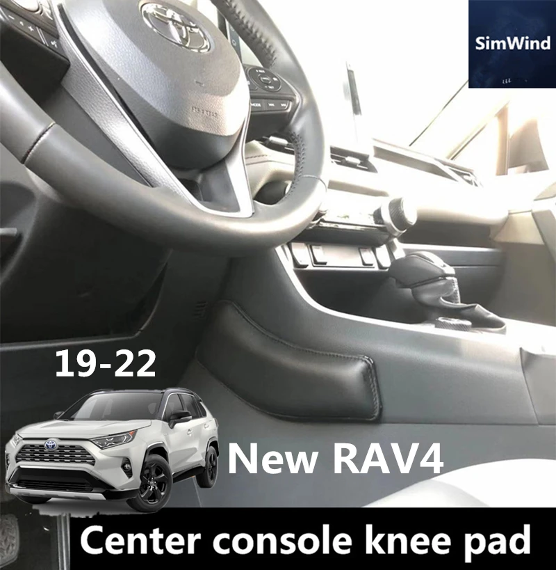 

For Toyota RAV4 2019-2023 Car knee cusion pad Interior Accessories car Knee pad cusion Center Console, Driver Side Soft Pa