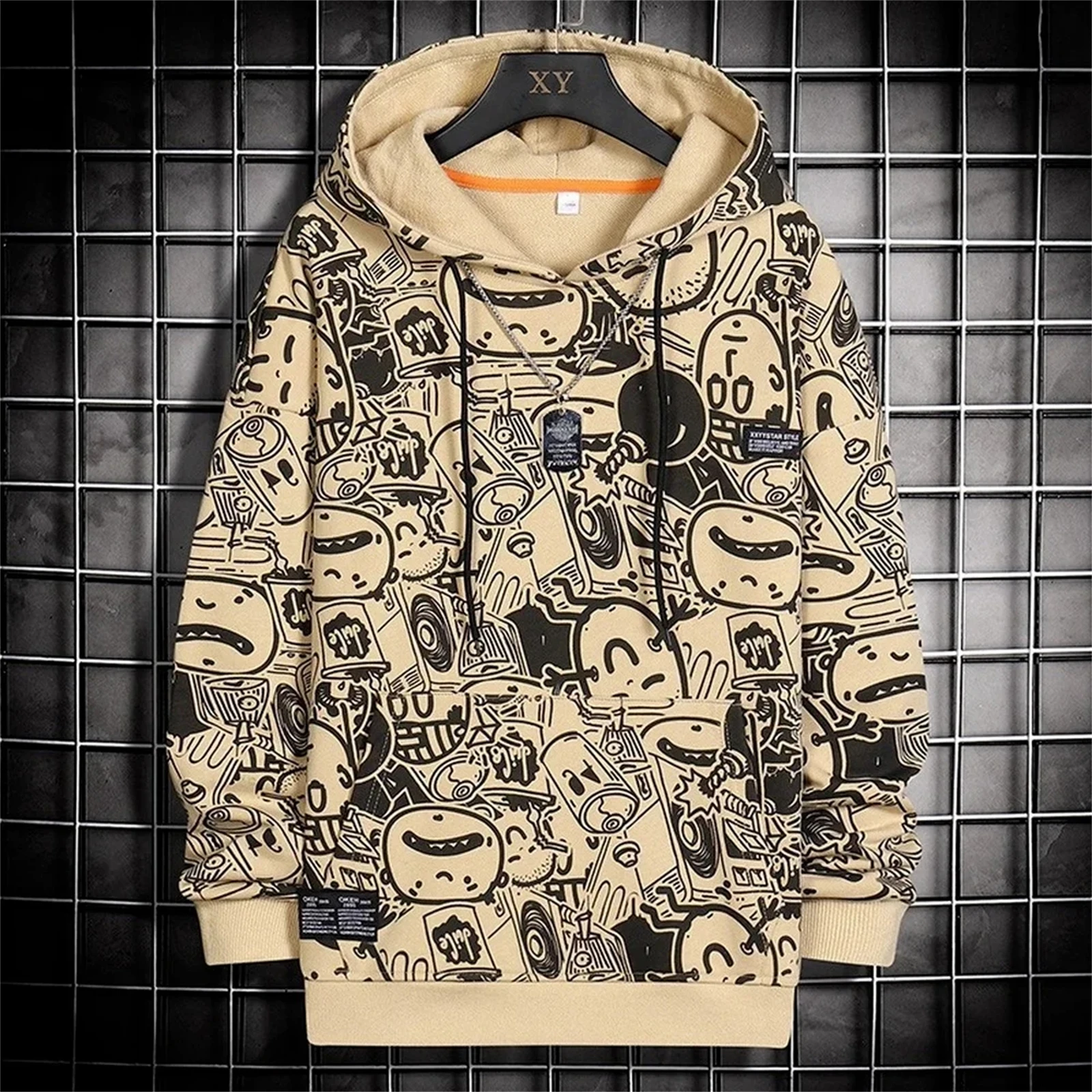 

Men Hoodie Anime Hoodies Fashion Clothing Men Streetwear Harajuku Hoodie Japan Style Sweatshirts Long Sleeve Shirts Men Clothes