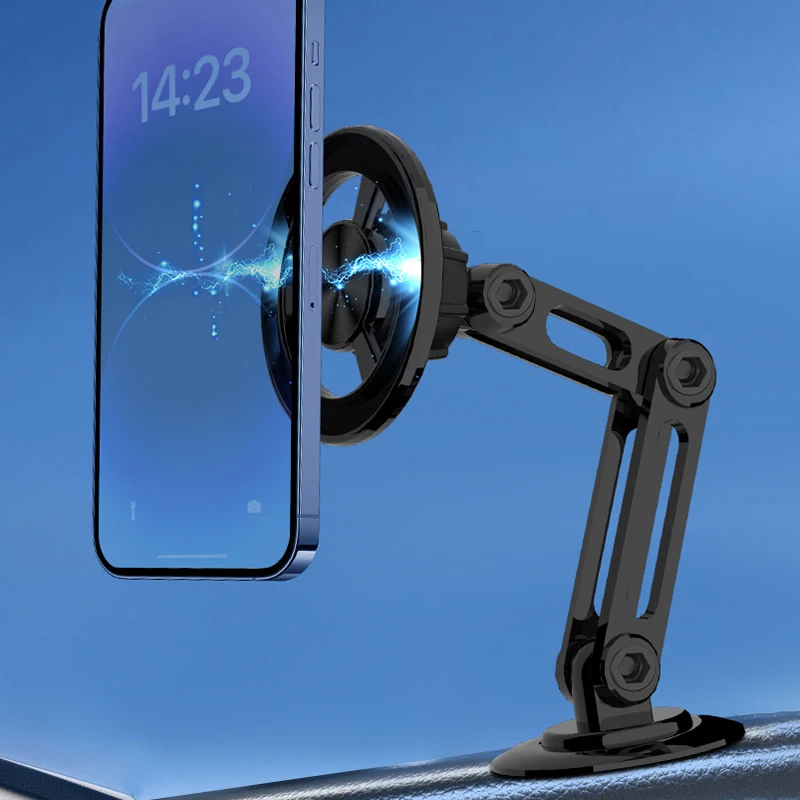 Starker magnetischer Handyhalter für iPhone Desktop, 360-Grad-Drehung, Magnetständer, abnehmbarer Handy-Autogriff-Ständer – Detail 5