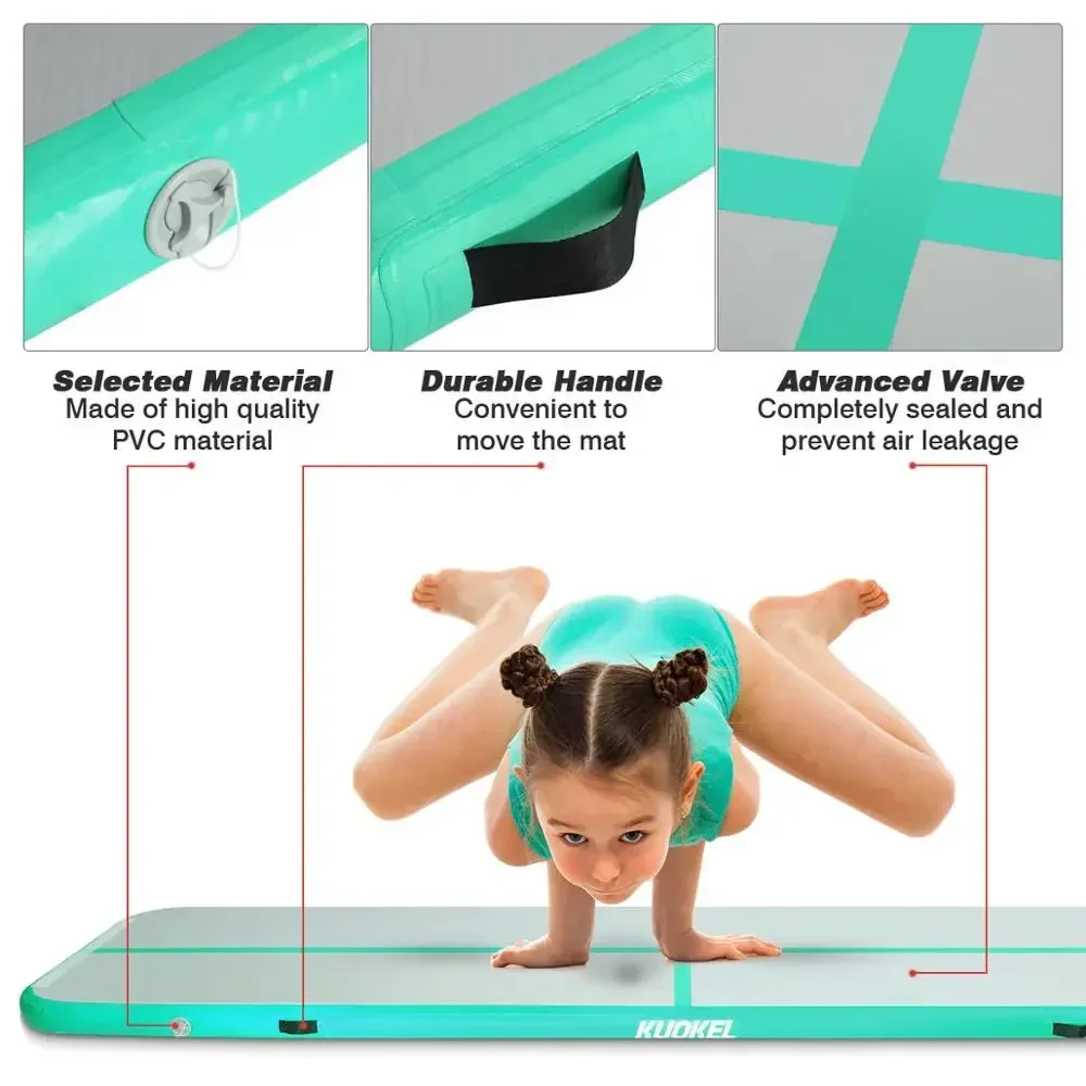 Inflatable Gymnastics Air Track 2 Meters for Children Home Use Training Cheerleading