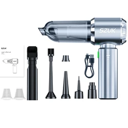 Compact Wireless Handheld Vacuum Cleaner - Powerful Mini Cleaner (Max 2hapa)