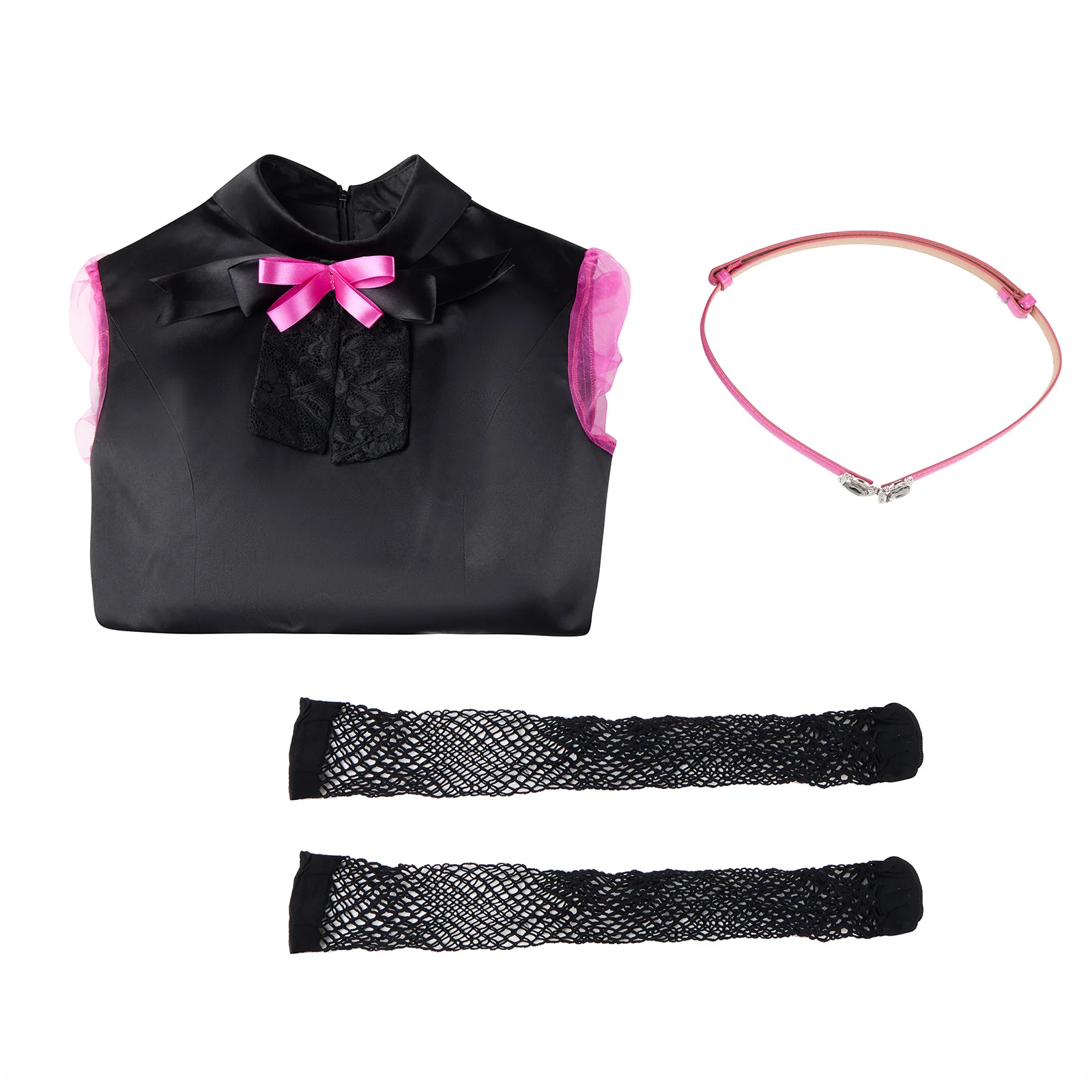 thumbnail image 1 of Ula-disfraz de monstruo fabuloso, traje de Cosplay de alto Draculaura, ropa de Carnaval de Halloween, atuendo de juego de rol, 1 of 4