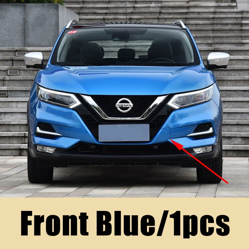 thumbnail image 1 of Tapa de gancho de remolque para parachoques delantero de coche para Nissan Qashqai J11 2019-2021 2020, cubierta de remolque pintada, accesorios de adorno, 1 of 5