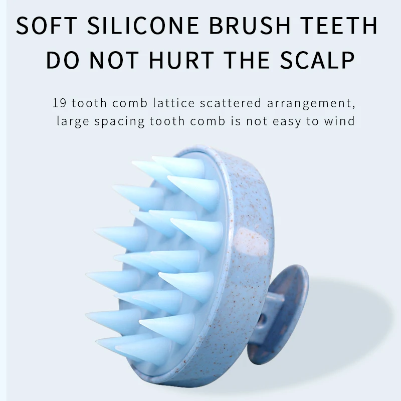 Hair Scalp Massager Shampoo Brush with Soft Silicone Bristles for Dandruff Removal & Hair Growth, Scalp Scrubber for Scalp Exfol 3