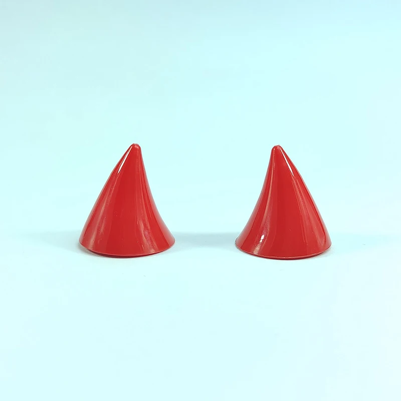 2pc Motorrad helm niedliche Ecke Gummi horn Dekoration Motocross Full Face Off Road Helm Dekoration Moto Auto Zubehör – Detail 8