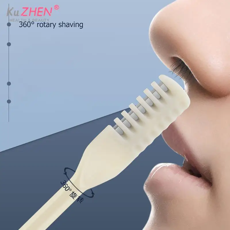 Nose Hair Trimmer Portable 360 Degree Rotating 1/3/4Pc