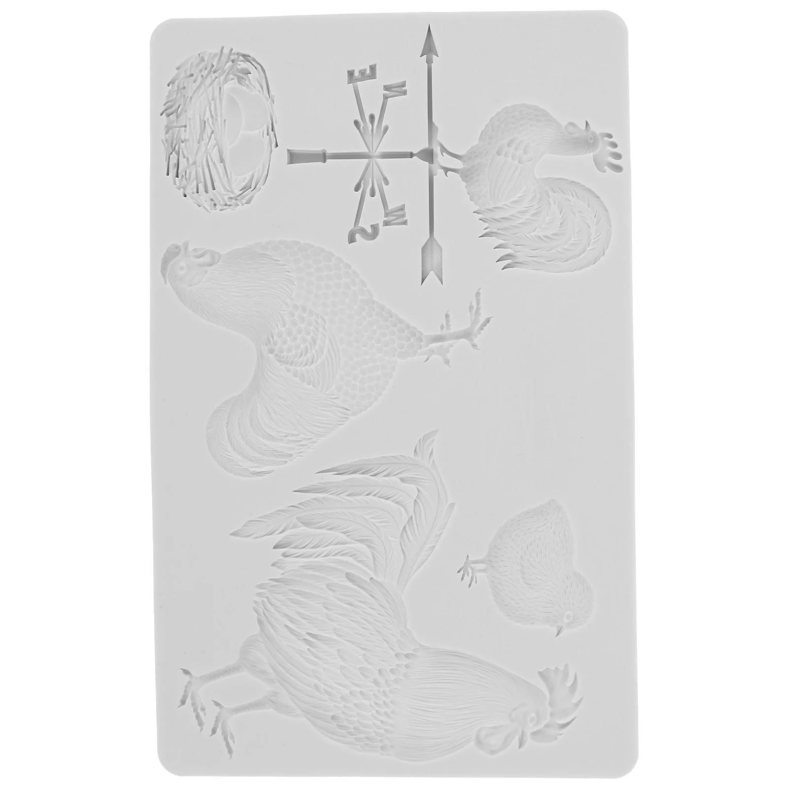 

Silicone Rooster Chocolate Mold Candy Rooster Mold Chocolate Dessert Making Mold