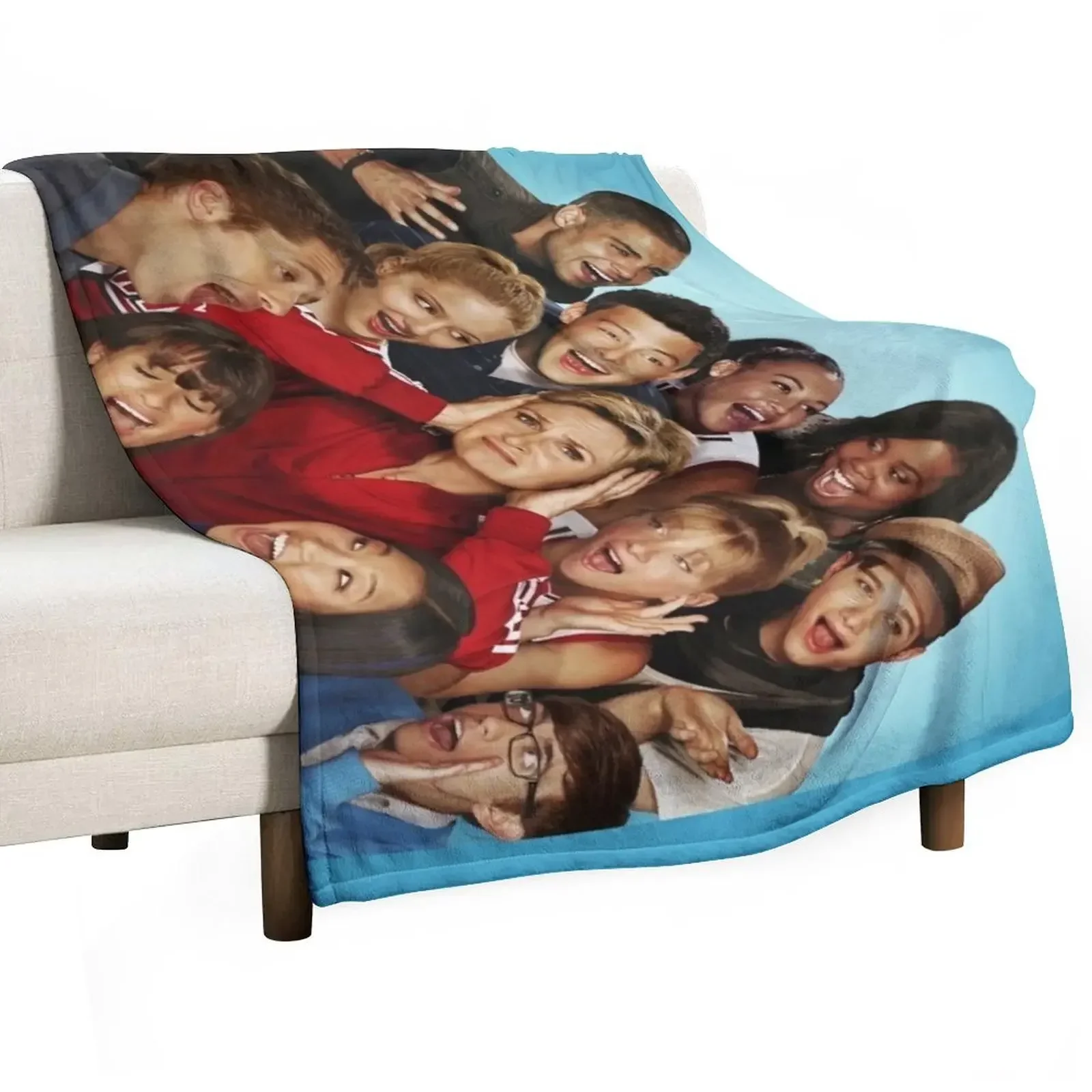 

Glee! Throw Blanket Decorative Sofa Picnic Furry Blankets
