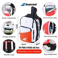Original Babolat PURE STRIKE 4th Gen Tennis Backpack Large Capacity Tennis Padel Racquet Sport Bags Holds Up To 3 Racket 2