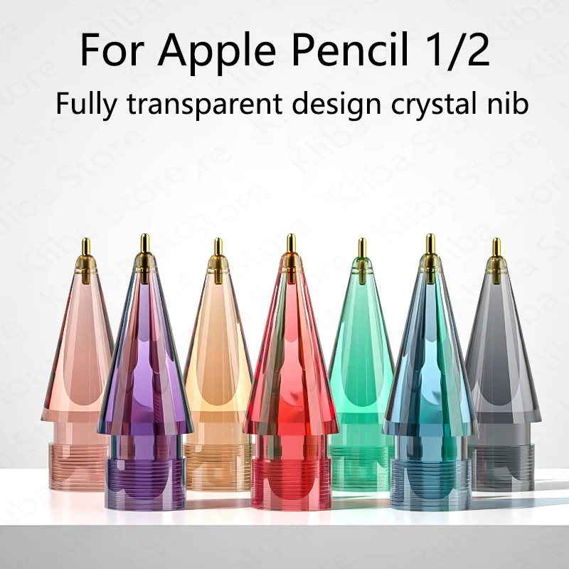 Nib Transparente para Apple Pencil Substituição 1ª e 2ª Geração 1ª e 2ª Geração Nova Dica