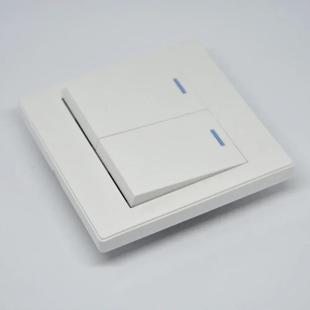 10Pcs Wall Mounted 86mm Door Access Control System Exit Button Release Switch 2 in 1 Panel NO to NC Signal Lamp Switch 10A