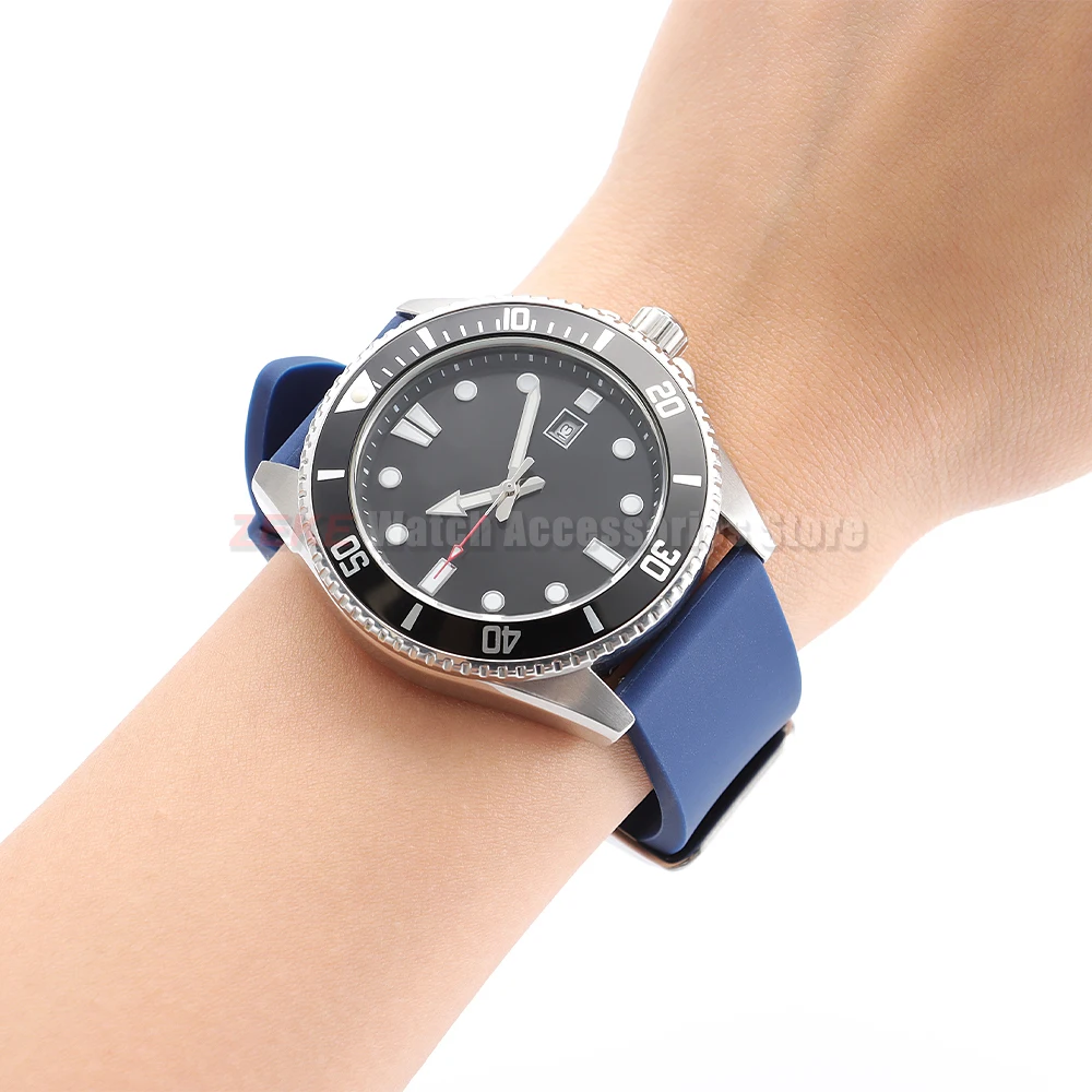 Quick Release Soft Silicone Waterproof Smartwatch Bracelet Replacement