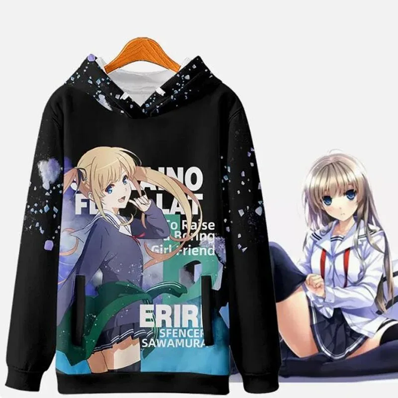 

Anime Saekano How To Raise A Boring Girlfriend Eriri Spencer Sawamura Cosplay Hoodie Hip Hop Graphic Sweatshirt Casual Tracksuit