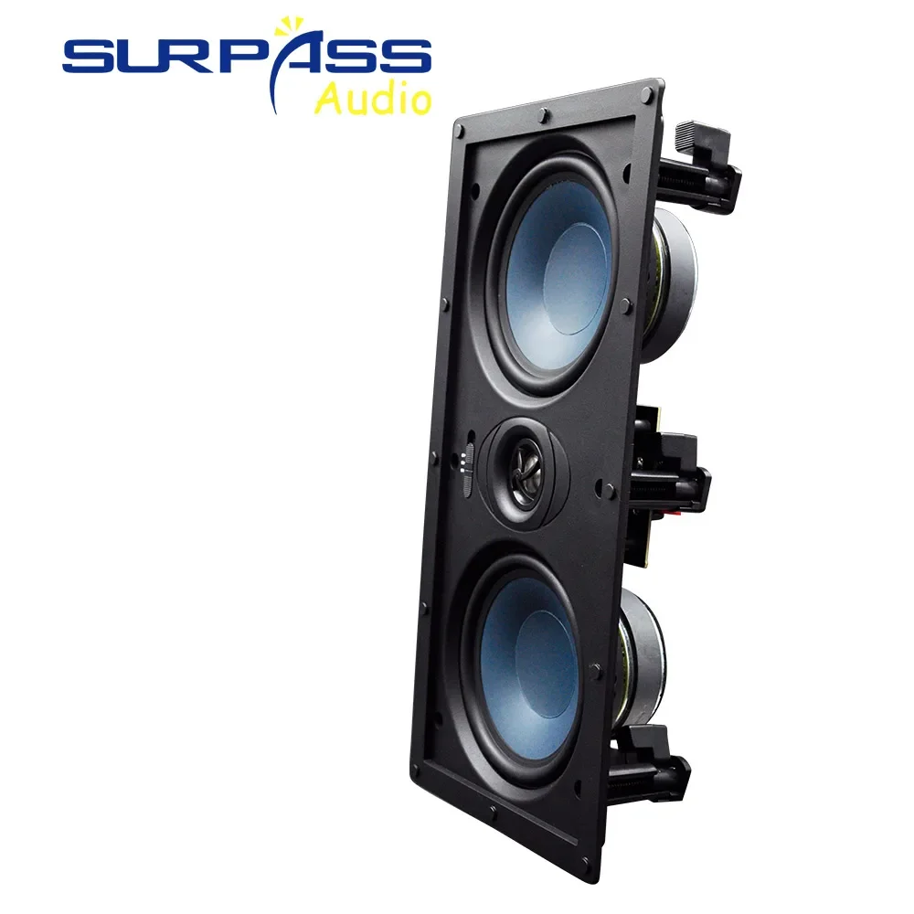 100Watts HiFi Coxial Ceiling Speaker 5"x2 Home Theater Sound PA System Indoor Roof Loudspeaker Audio Background Music High Bass