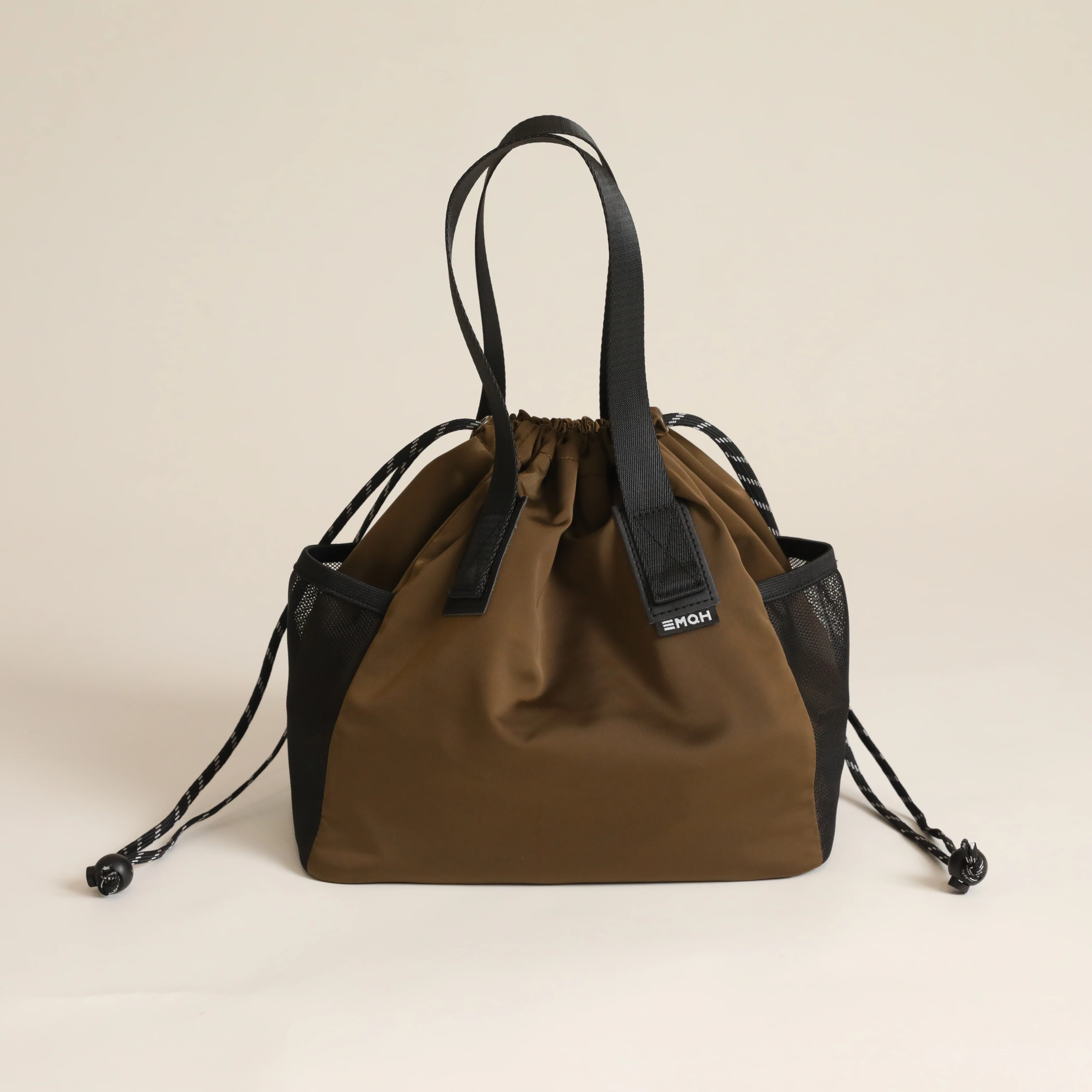 새로운 일본 및 한국 스타일 도시락 가방, 은색 단열 내부 레이어 코팅, 조절 가능한 드로스트링 도시락 가방