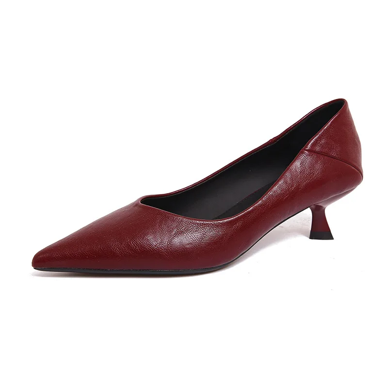 Branded Pumps Woman Sexy High Heels Shoes Sandals Ladies Slip On Mary Jane Lace-Up Pointed Wedge 2025 Fashion Crossdressers Afri 5