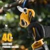 40MM Pruner Lithium-ion Pruning Shear Efficient scissors Bonsai Electric Tree Branches garden tools electric PRU40 5