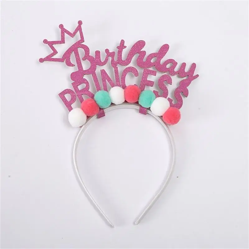 A52E Prinzessin Geburtstag Hairhoop Karneval Party Stirnband Festliche Party Kopfbedeckungen – Detail 7