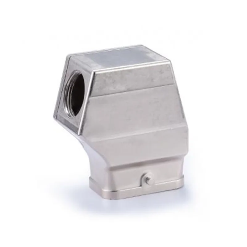 

1PCS Heavy duty connector 19120080528 EMC.HC-SEHS-2B-M25 HC nickel plated housing Side outlet High structure 2 ears M25