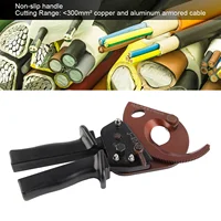 Cable Cutting Scissors Ratchet Scissors J40A 300mm² Ratchet Industrial Grade Cable Scissors Hardware Hand Operated Cutting Tool 2