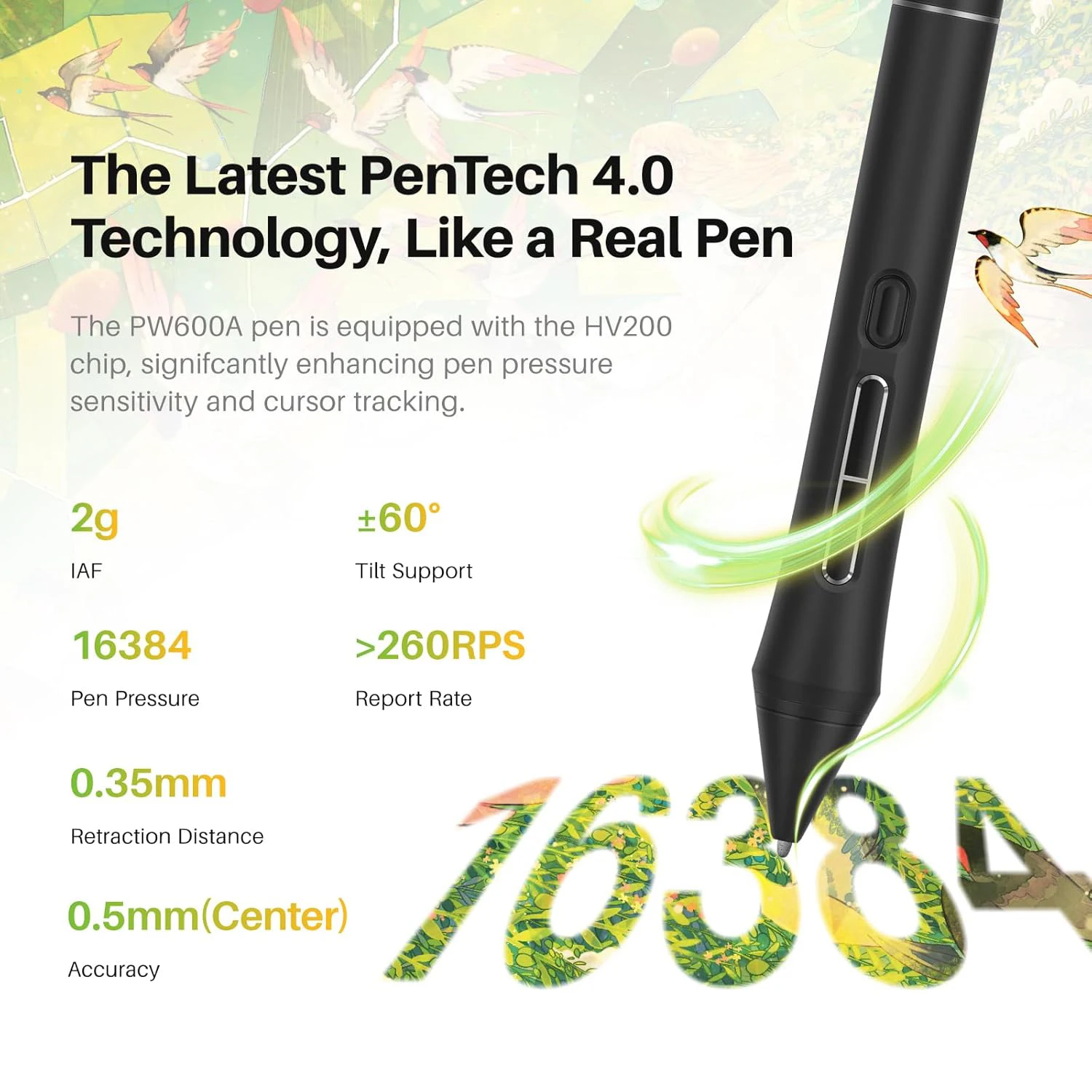 هويون كامفاس برو 16 تابلت رسم شاشة قلم