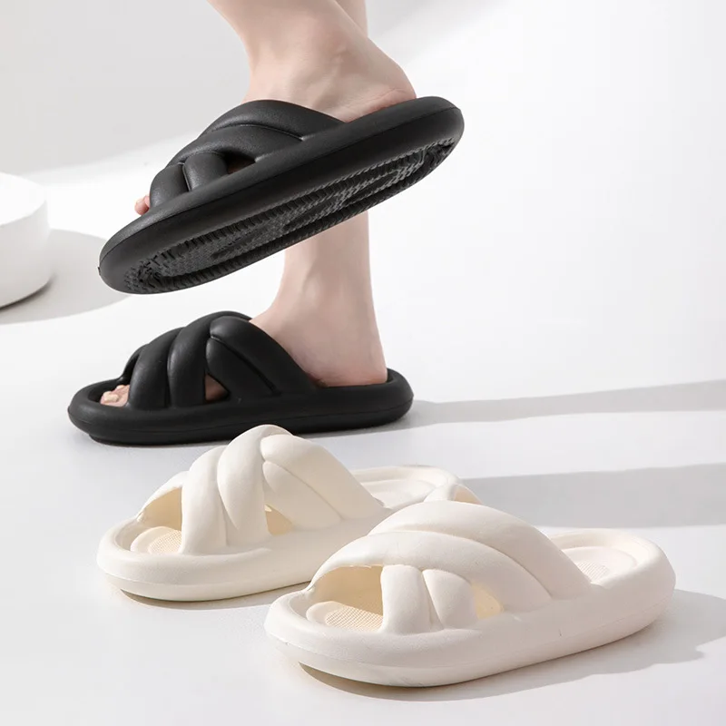 EVA Summer Women Fashion Cute Outdoor Non-Slip Rubber Slippers Indoor Soft Sole Couple Graffiti Sandals 3