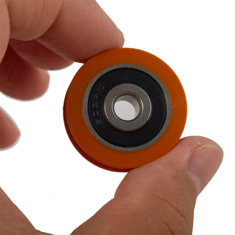 High Quality 6*29*8mm Orange U Groove Bearing U-shaped Bearing Wheel POM Pulley Guide Roller Wheel For Door Window Drawer Pulley