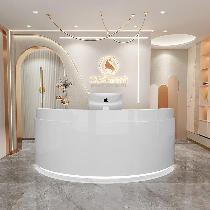 Furniture For Reception Entrances Tables Restaurant Desk Luxury Stores Hairdressing Counters Small Store Business Receiption Spa