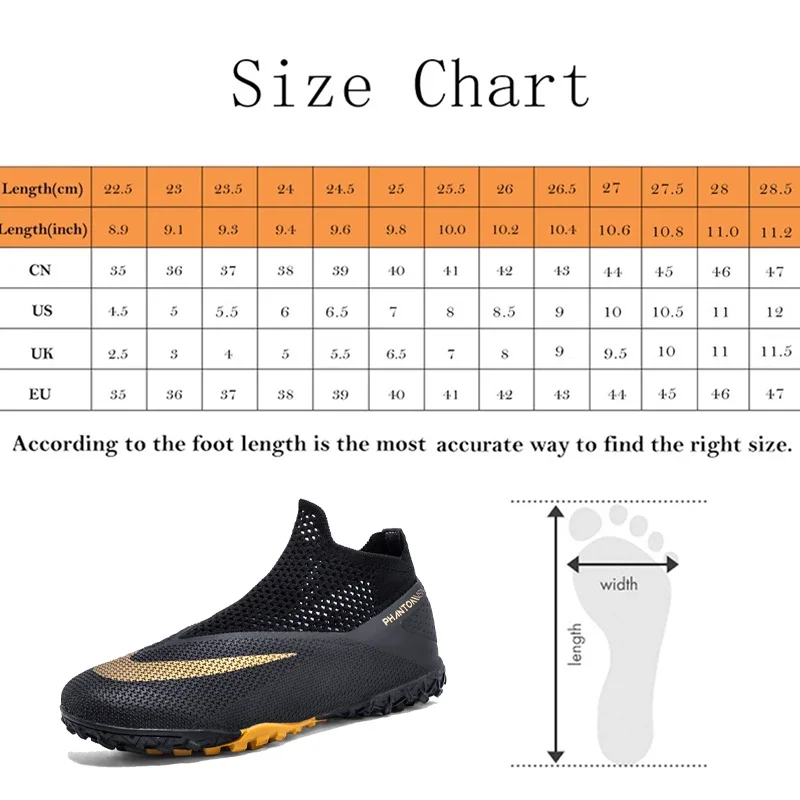 Football Shoes Mens Soccer Comfortable Training Sneakers Neutral Outdoor Breathable Lightweight Football Boots