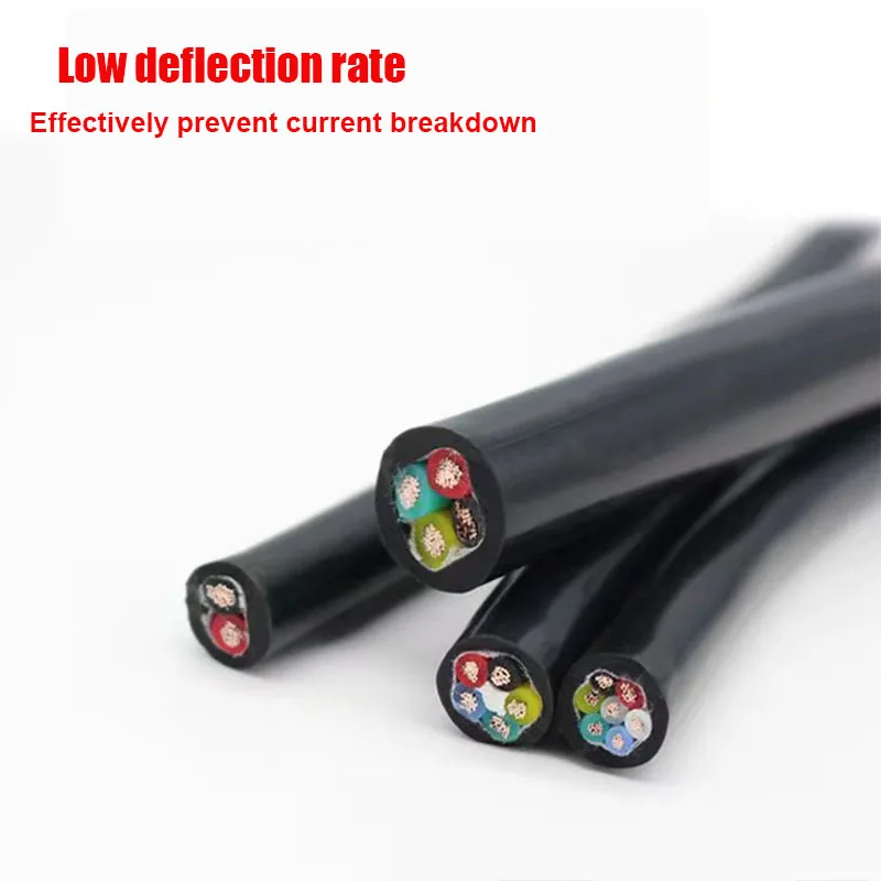 2/3/4 Core Power Cable 0.5mm2 0.75mm2 Tinned Copper Super Soft Silicone Sheathed Cable Suitable for Electronic Appliances - 3