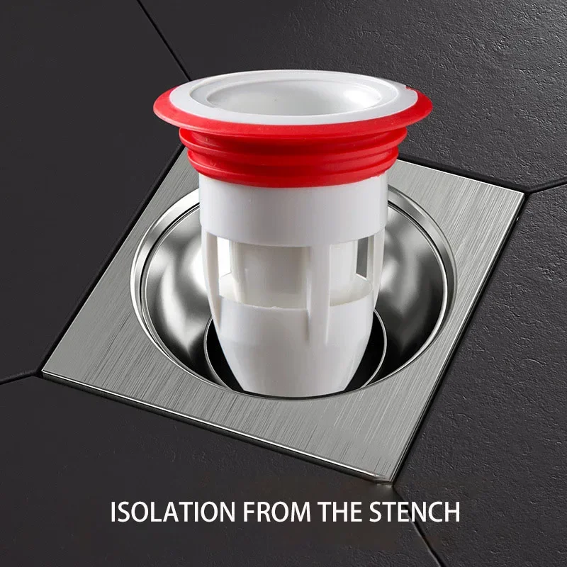 Toilet insect-proof anti-odor deodorant Floor drain cover Sewer deodorant Floor drain core Household toilet bathroom floor drain filter floor drain strainer basin drain cover