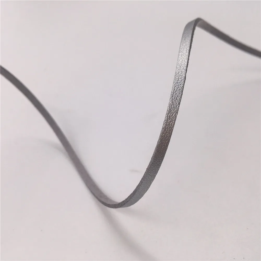 2.6MM Velvet Leather Suede Cord Braided Lace DIY Handmade Beading Bracelet Jewelry Making Flat String