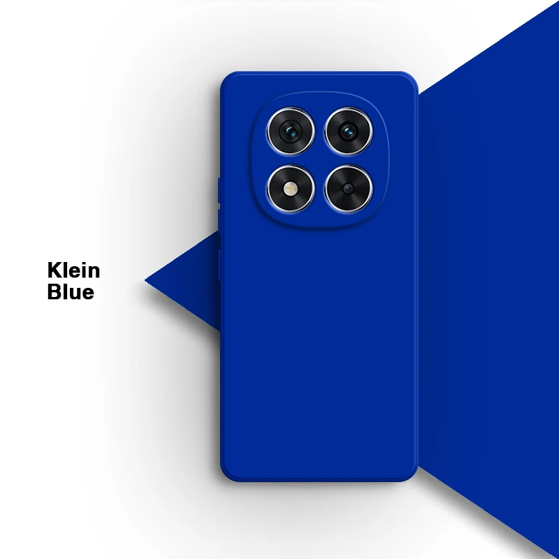 Straight Edge Liquid Silicone Phone Case - Simple Soft High-Quality Fashion Back Cover