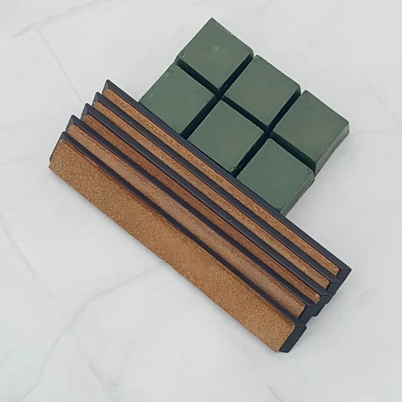 Leather knife sharpener grinding machine Honing Strop Compound Grinding Knife Paste Sharpening wax Sharpened leather polishing knife sharpener