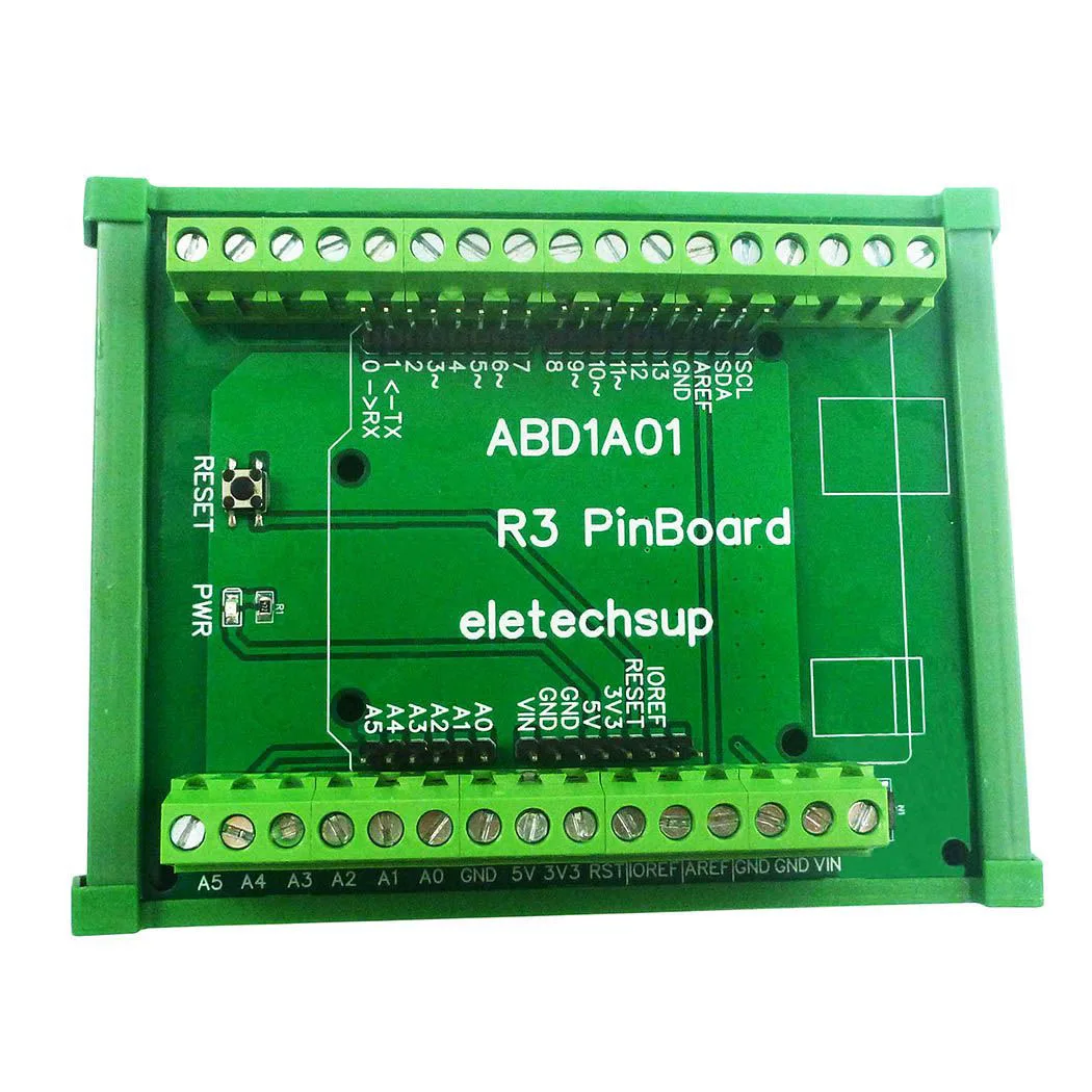 

DIN Rail Mount Screw Terminal Block Adapter Module For UNO R3