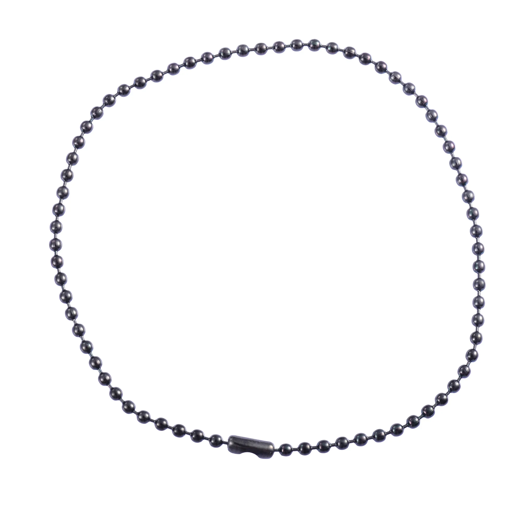Men Bead Bracelet for Women Stainless Steel Link Ball Hand Ankle Chain Bangle Black Plated Anklet Rolo Jewelry Accessories Gift bangle bracelet stainless steel bracelet chain bracelet beaded bracelet