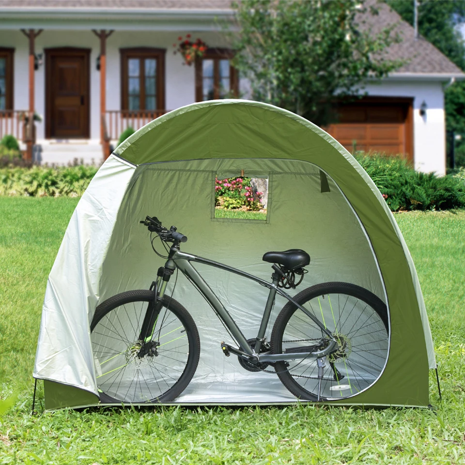 Outdoor Bike Storage Tent 210D Oxford Fabric Waterproof Bicycle
