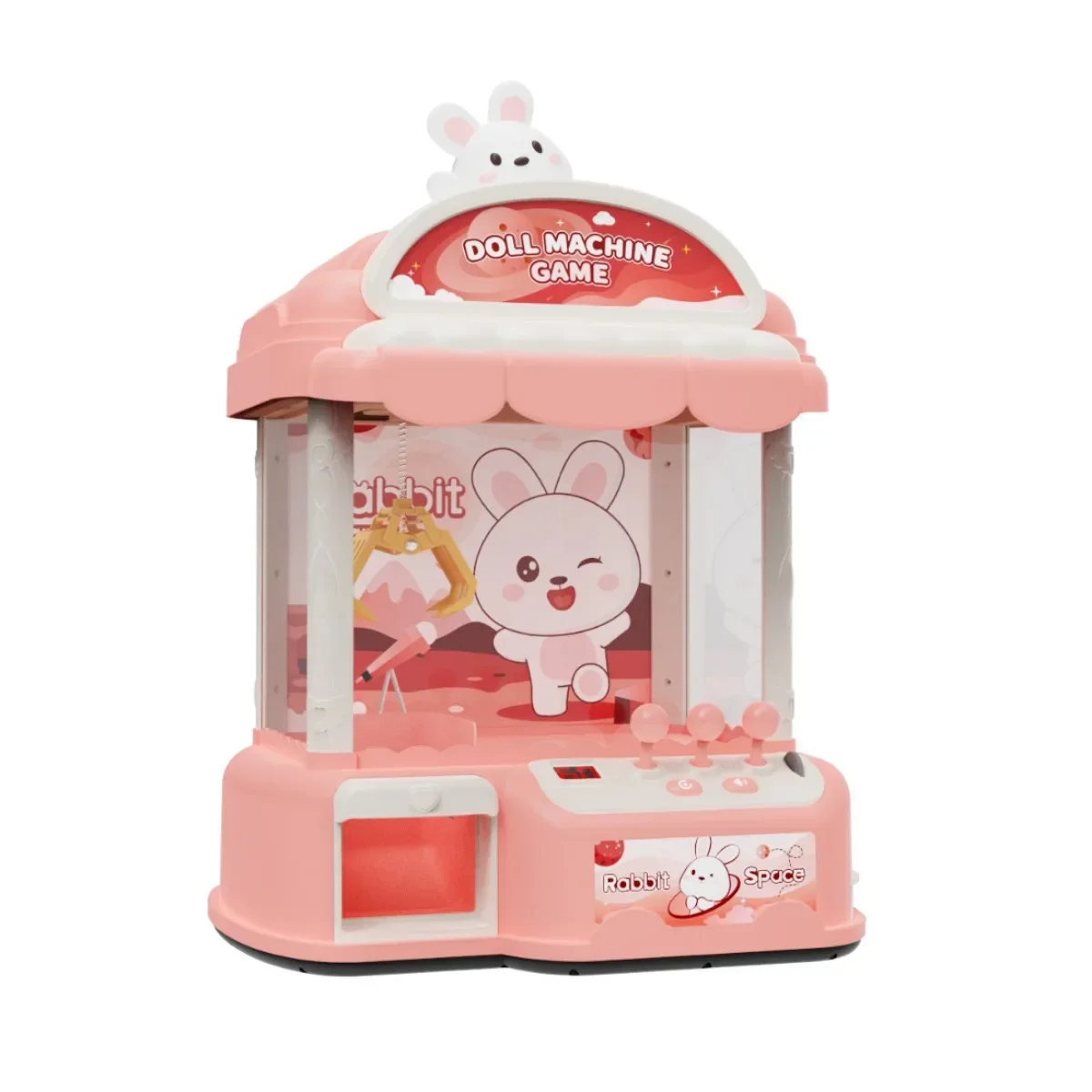 Children's Claw Machine Small Household Use Stuffed Toy Game Console 3 Bar Operation Coin-operated Small Gaming Devices Boy Toys 5