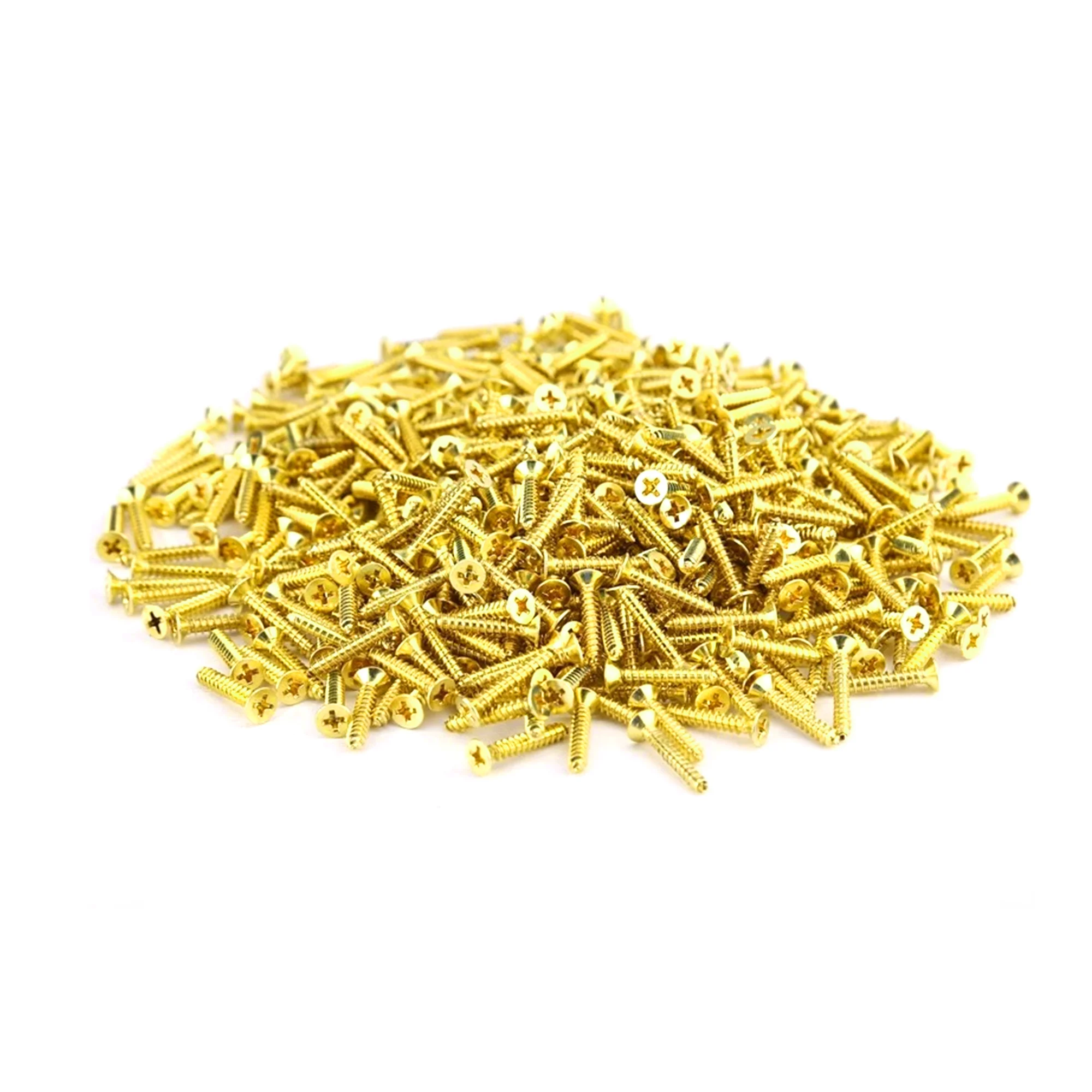 480/1280pcs Brass Plated Phillips Tips Screw Assortment Kit Fasten Links with Removable Daily Safety to Prevent Loosening - Image 4