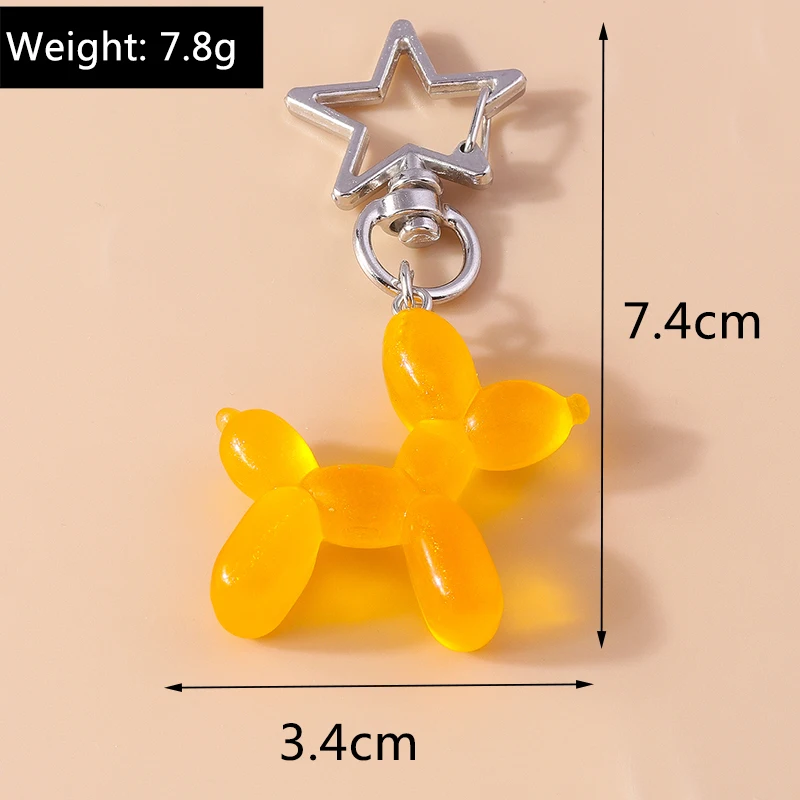 Aihua Cartoon Bunte Kreative Ballon Hund Schlüsselanhänger für Frauen Welpen Tasche Anhänger Schlüsselring Auto Schlüssel Halter Schmuck Geschenke – Detail 11