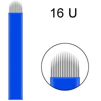 50pcs -16U 0.18mm Microblading Needles 50pcs -16U 0.18mm Microblading Needles