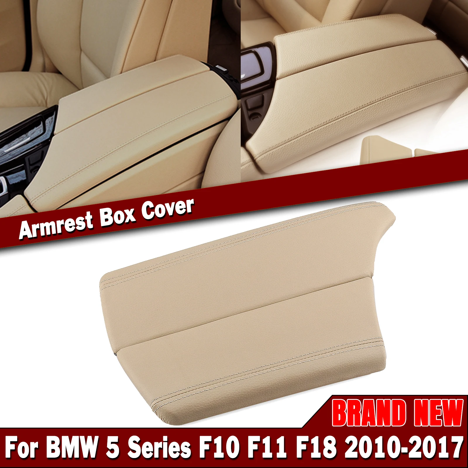 

Center Console Armrest Cover Arm Control Board Panel For BMW 5 Series F10 F11 F18 2010-2017