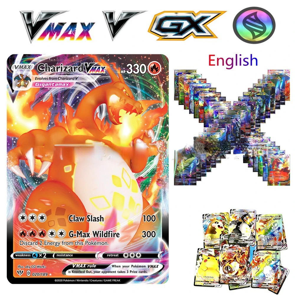 

New 5 Language Pokémon Foil VSTAR Cards Entertainment Board Game Collection Battle Korean Japanese Cards Kids Gifts