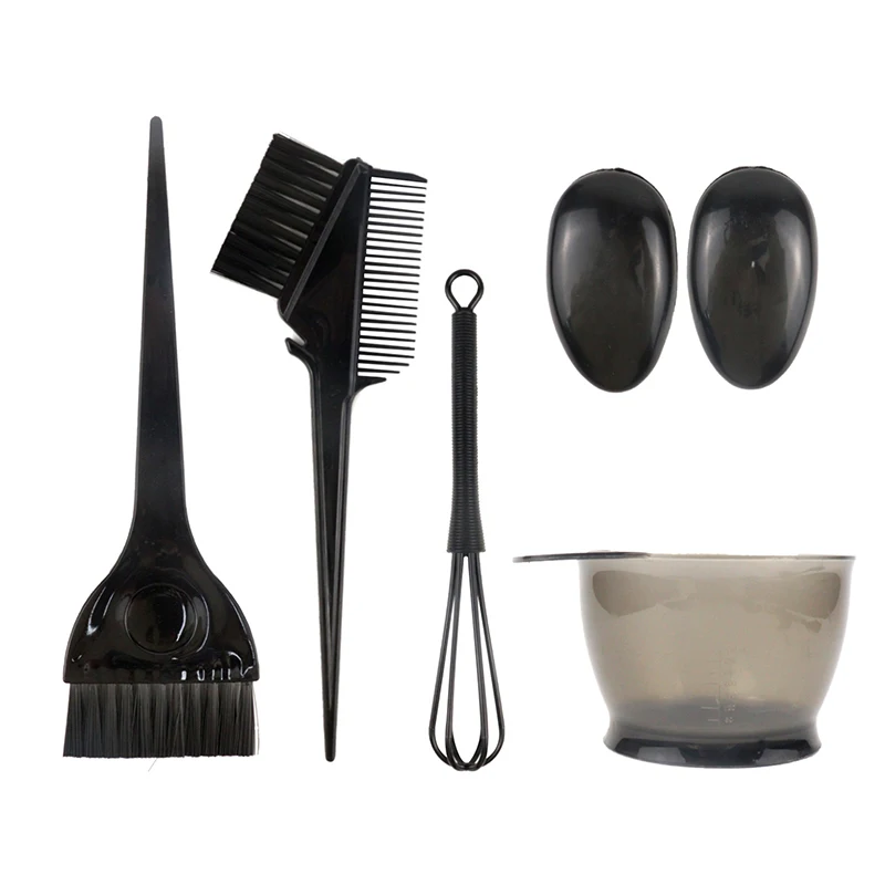 Haarverf Gereedschap Barbershop Home Kappersaccessoires Haarborstel Satijn Cap Toning Bowl Hair Stylist Kleuring Hair Tools