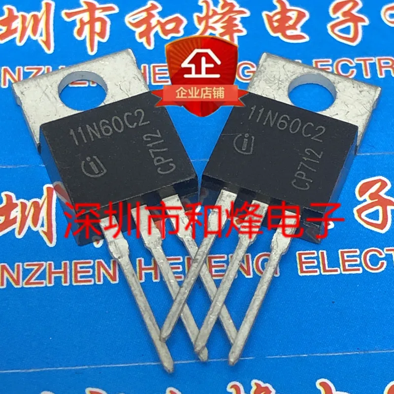 

5 шт. 11N60C2 SPP11N60C2 TO-220 650V 11A